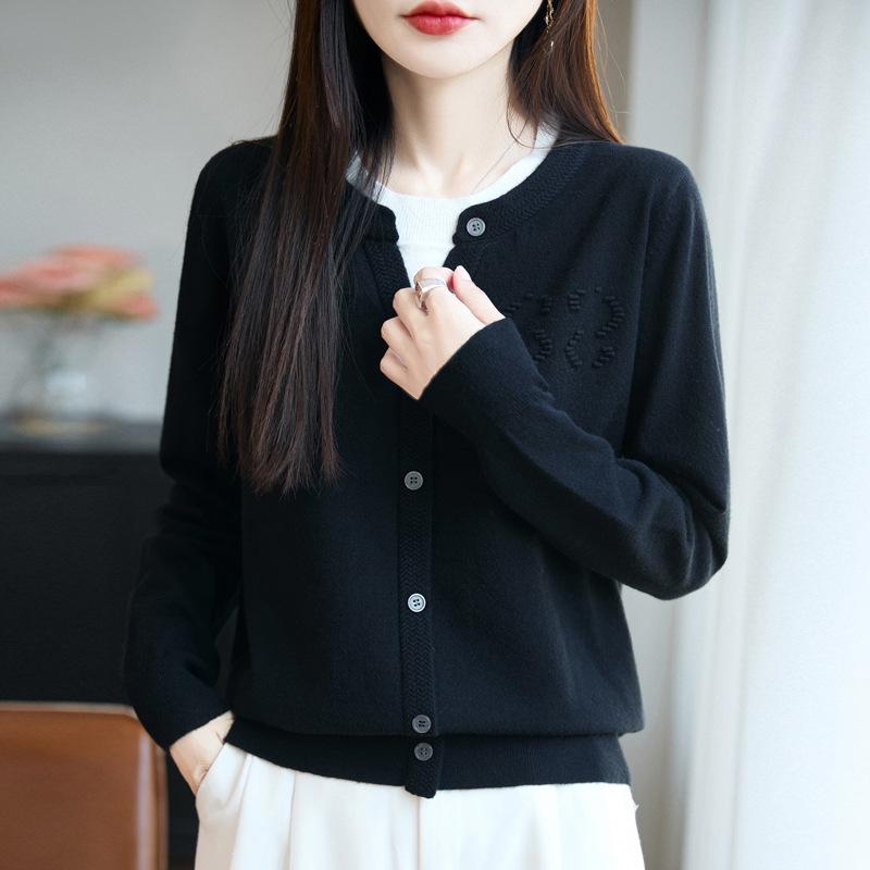 25 осенне-зимних женских трикотажных изделий: Кардиган из двух частей с бархатистой текстурой Энди, в корейском стиле