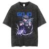 Anime Jujutsu Kaisen Print T Shirt Men Summer Zenin Maki Streetwear Tshirt Oversized Vintage Washed Short Sleeve Casual Tshirt