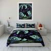 Mystic Raven Forest Decor Set Soft Skin-Friendly Bedding Set Includes 1 Duvet Cover And 2 Pillowcase, Gift