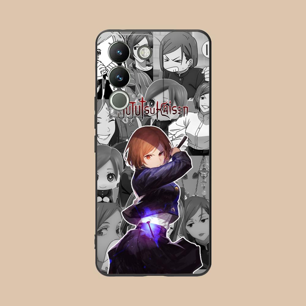 Чехол для мобильного телефона Jujutsu Kaisen Нобара для VIVO V60 V50 V40 V30 V29 V27 V25 V23 Pro Lite 5G Цветной печатный чехол для смартфона