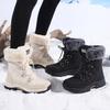 TUINANLE Warm Winter Boots Women Cotton Shoes High Top Snow Boots Fashion Mother Plush Shoes