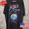 Футболка с графическим принтом Slayer South of Heaven, футболка в стиле хэви-метал рок-группы, винтажная унисекс футболка