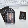 Прозрачный держатель для фотокарточек айдолов, витрина для коллекционеров звезд, аксессуар-подвеска для хранения студенческих meal-карт