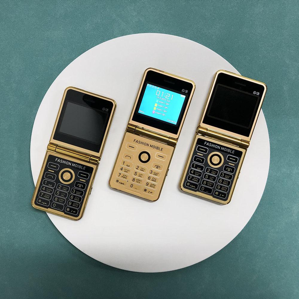 Складной телефон P21, 2,4 дюйма, HD, GSM, четыре SIM-карты, большие кнопки, камера, музыкальный проигрыватель Magic Voice, 1200 мАч, FM-светодиодный фонарик, ультратонкий раскладной телефон