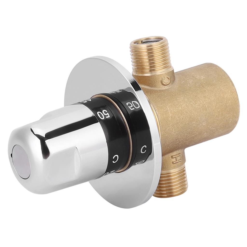 G1/2in 3-ходовой латунный термостатический смесительный клапан кран регулирующий клапан смесителя для ванной комнаты дома