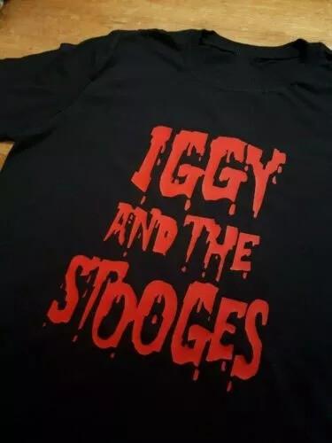 Горячая футболка унисекс C130 с Игги и The Stooges, Игги Попом, редкая, черная