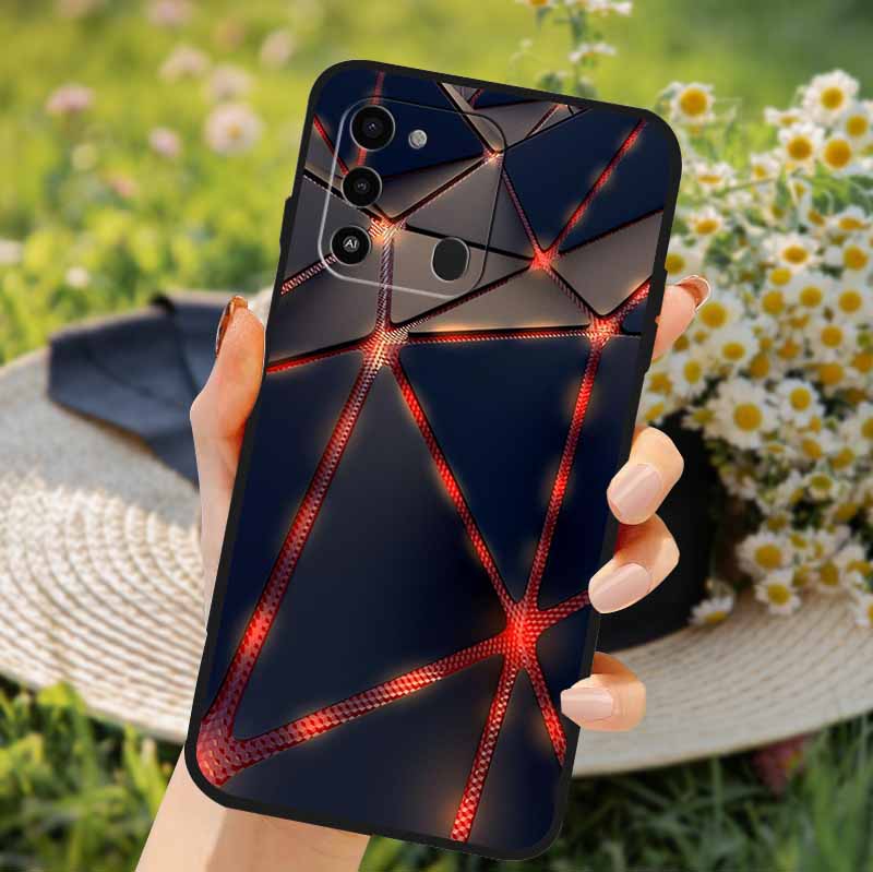 Чехол для Tecno Spark GO 2022 2024 Мультяшный кот Мягкий ТПУ Силиконовый Чехол для Телефона Для Tecno Spark 8C Чехол Защитный Spark8C KG5k KG5j
