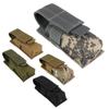 Tactical Molle M5 Flashlight Pouch CQC Single Pistol Magazine Pouch Torch Holder Case Outdoor Hunting Knife Light Holster Bag 4.9