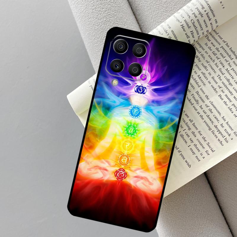The Mandala Chakra Insist Yoga For Samsung Galaxy M13 M33 M14 M12 M32 M52 M31 M55 M15 M11 M21 M35 M53 M34 M54 M06 M16 Case