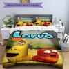 3pcs Larva Worms Bedding Set. Soft and Comfortable with No Core Included (1x Duvet Cover + 2x Pillow Covers) yy251031066