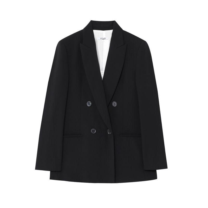 Kaslead New Women clothes European and American Wind Belt Shoulder Pad Blazers Casual Pants 2129095 2125095