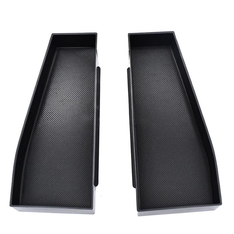 2PCS Car Door Handle Storage Box Door Handle Side Organizer Tray Car Interior Accessories For Tesla Cybertruck 2024+