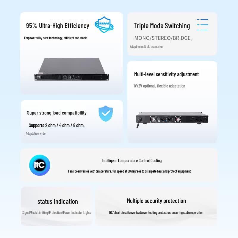 itc ZD-C049 Professional Audio Amplifier (CN version)