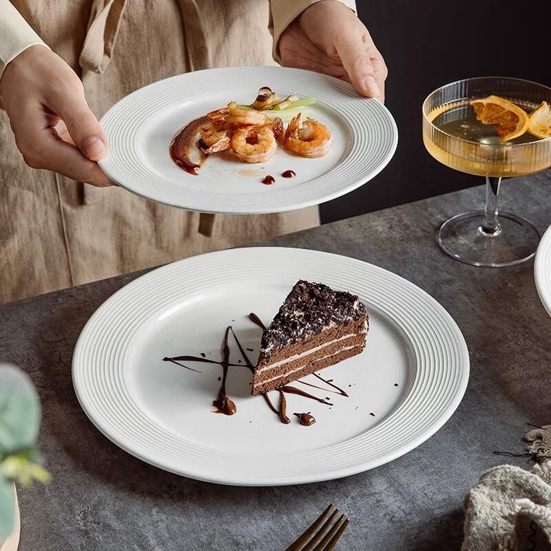 Light Luxury Ceramic Western Dinner Plate