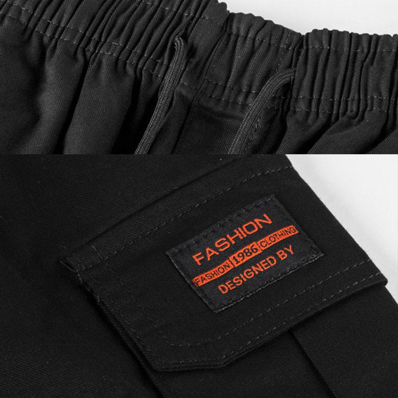 Мужские тонкие повседневные брюки, свободные спортивные шорты-карго, летние дышащие крутые брюки без пояса, удобные спортивные шорты