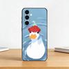 Cute Cartoon D-Duck Phone Case For Samsung Galaxy A73,A72,A71,A70,A53,A52,A51,Others Soft Black Cover