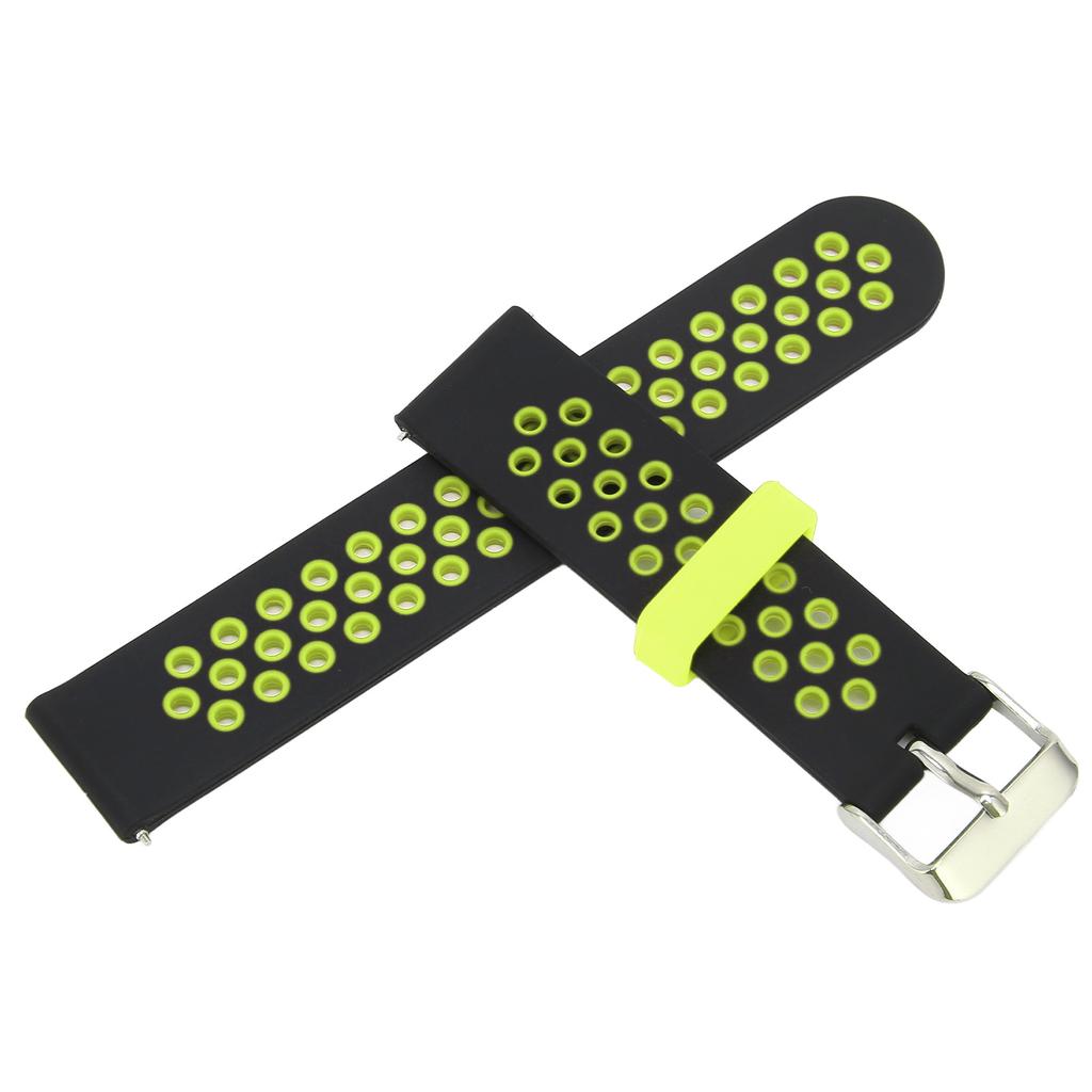 Силиконовый ремешок, совместимый для смарт-часов Amazfit GTR 3, сменный ремешок для часов 20 мм, дышащие спортивные браслеты с отверстиями для воздуха