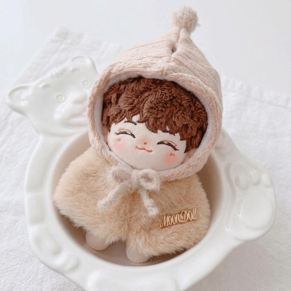 Shawl 10cm Cotton Doll Clothes Replacement Doll Plush Shawl Clothes Children's Gift
