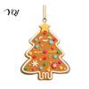 Holiday Gift for Family Friends Gingerbread Christmas Tree Pendant, Double-sided Acrylic Hanging Ornament Xmas Party Home Decor Supplies And