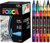 Mitsubishi Pencil Marker 15 Color Ink PC5M15C Posca/POP [Medium Set] Water-based