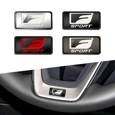 3D металлическая эмблема F Sport, наклейка на руль автомобиля, наклейки для IS200 IS250 ES300 GS350 GS430 GX470 ES250 CT200h NX RX