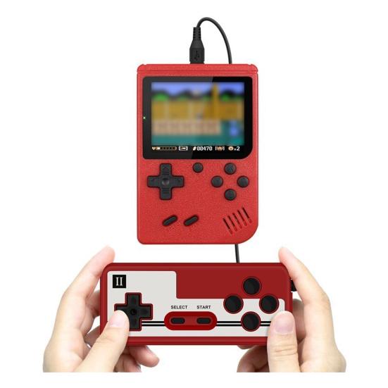Перезаряжаемая ретро-игровая консоль, компактный дизайн, портативное, удобное в использовании ностальгическое игровое устройство для телевизора с контроллером
