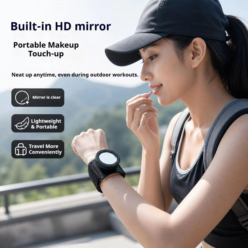 Firm Anti-Drop Magnetic Phone Rack 360 Degree Rotatable Running Armband Phone Stand  Outdoor