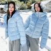 Winter new women's fashion short hooded down cotton-padded casual foreign-style warm cotton-padded clothes