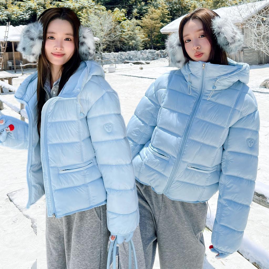 Winter new women's fashion short hooded down cotton-padded casual foreign-style warm cotton-padded clothes