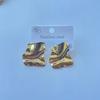 Различные стили Модные Трендовые Изысканные Серьги-гвоздики Неправильной формы Универсальный Ювелирный Аксессуар Для Женщин