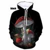 Spring Autumn Harajuku Style Mushroom 3D Print Men Hoodies Casual Long Sleeve Pullovers High Quality Sweatshirts Oversized Tops