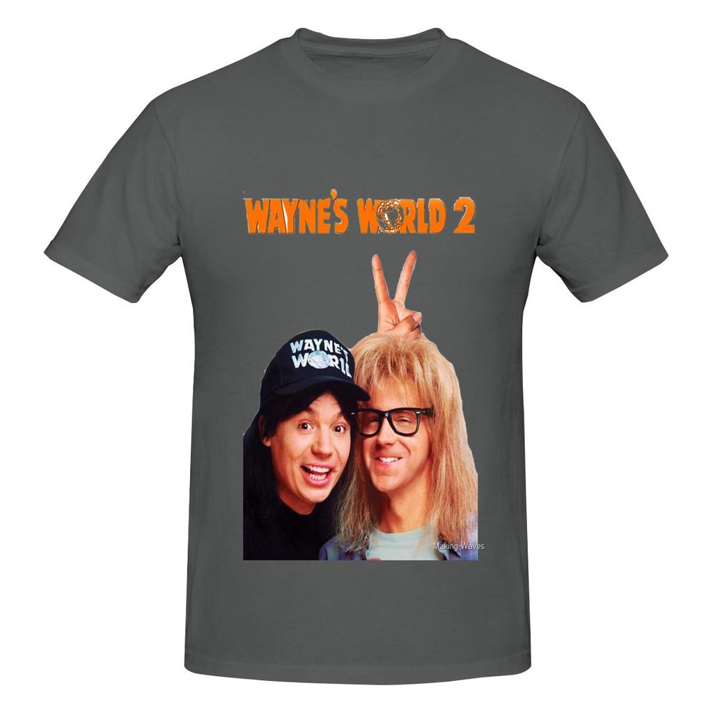 Funny Wayne S World 2 Unisexs Tshirt Printed Tops are loose and slim fit Womens Tshirts