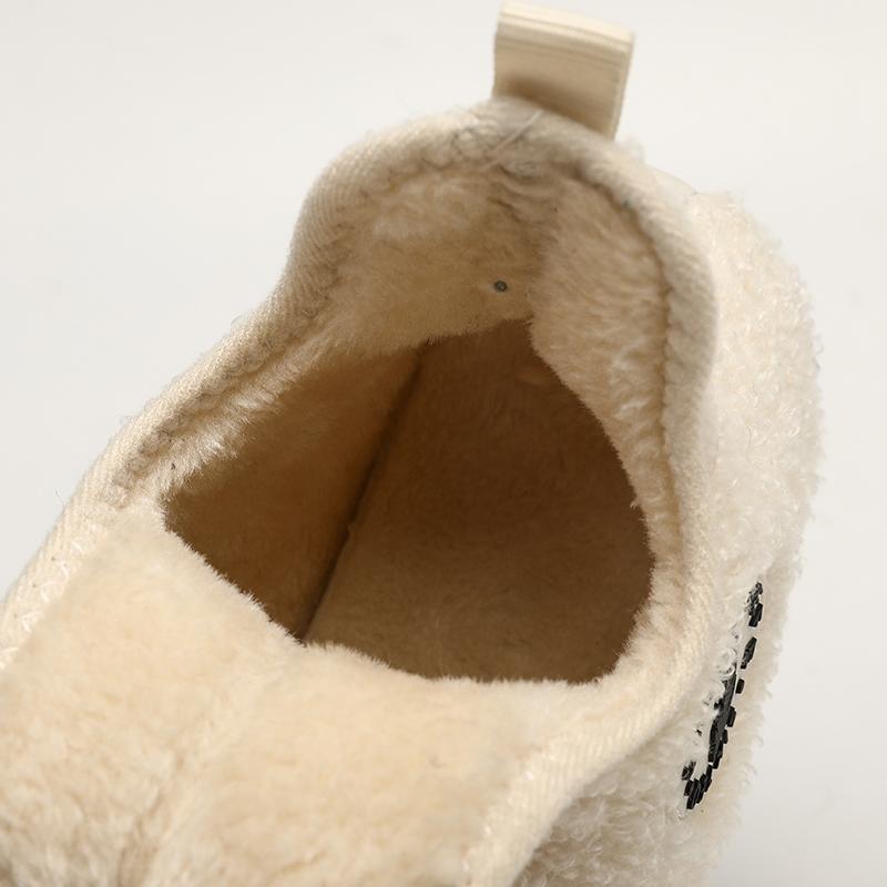 Новинка 2023 года, зимняя бархатная пара обуви, большие размеры, кокосовая обувь, повседневная обувь, туфли без шнуровки для ленивых