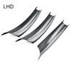 3 Pack Car Interior Door Handle Covers Compatible with For BMW X5 E70 X6 E71 E72 Models 2007 2014 ABS Carbon Texture