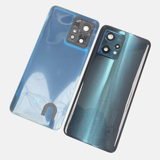 Стеклянная задняя крышка A+ с рамкой и линзой для Realme 9 Pro+