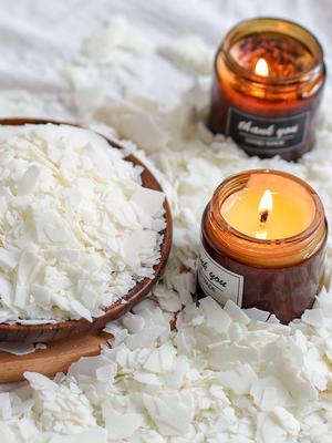 Материалы для ароматических свечей: Соевый воск, Белый пчелиный воск, Воск ледяного цветка, Кокосовый воск, Парафин, Желейный воск