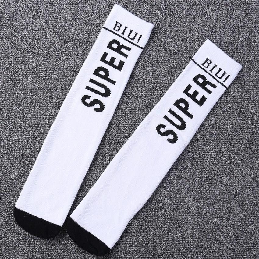 Новые чулки, модные детские хлопковые чулки с надписью, чулки