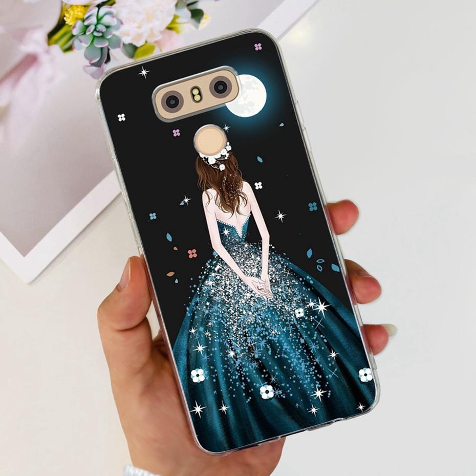 Чехол для LG Q6 Plus H870 H871 G600L G600K G600S Милый Цветочный Кот Узор Мягкий Силикон ТПУ Чехлы для Телефона для LG G6 G 6 G6plus