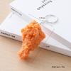 PVC Fried Chicken & Cola Keychain - Play Food Model Including Drumsticks, Wings, Nuggets