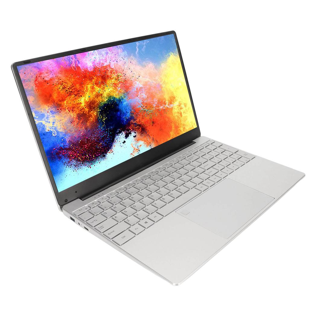 15.6in Laptop 12GB RAM for Intel N5095 CPU Silver Laptop with Backlit Keyboard for Windows11
