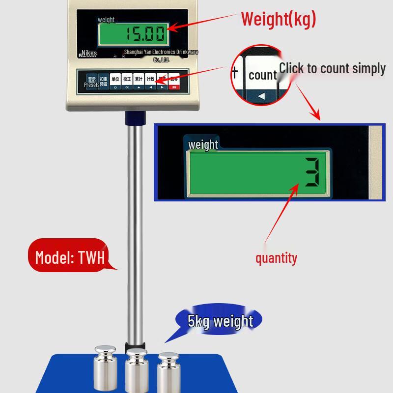 OUOETY Electronic Platform Scale
