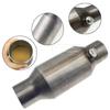 Catalytic Converter 6000 Lbs Universal 6.35cm/2.5" Inlet/Outlet Stainless Steel 400 Hole  Emissions Control Device Accessorie