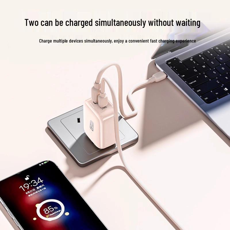 Двойной кабель для быстрой зарядки USB для устройств Huawei, Honor, Xiaomi, Apple и Android