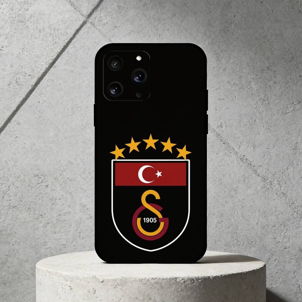G-Galatasaray 1905 Чехол для телефона Силиконовый черный Мягкий Для IPhone 17,16,15,14,13,12,11,SE,Plus Pro Max