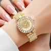 Xiaomi 6PCS Elegant Women Watches Jewelry Set Fashion Rhinestone Bracelet Strap Ladies Wristwatch Reloj Mujer Girls Clock(Without Box)