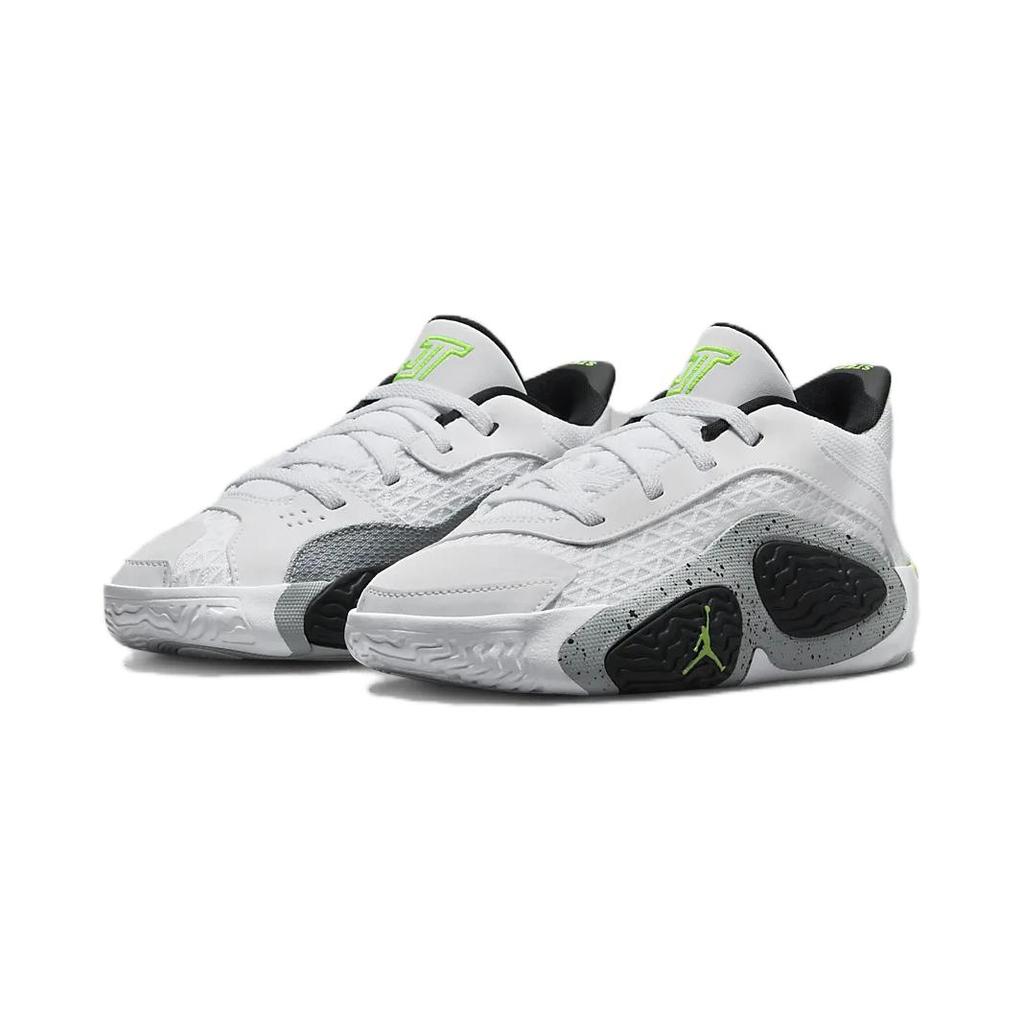 Детские баскетбольные кроссовки Air Jordan Tatum 2 PS Неоновый Белый Черный Волк Серый Электрический Зеленый FJ6460-100
