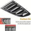 Rear Quarter Window Louvers Side Air Vent Cover Windshield Fit For Ford Mustang 2015-2025 Car Accessories Modified Window Blinds