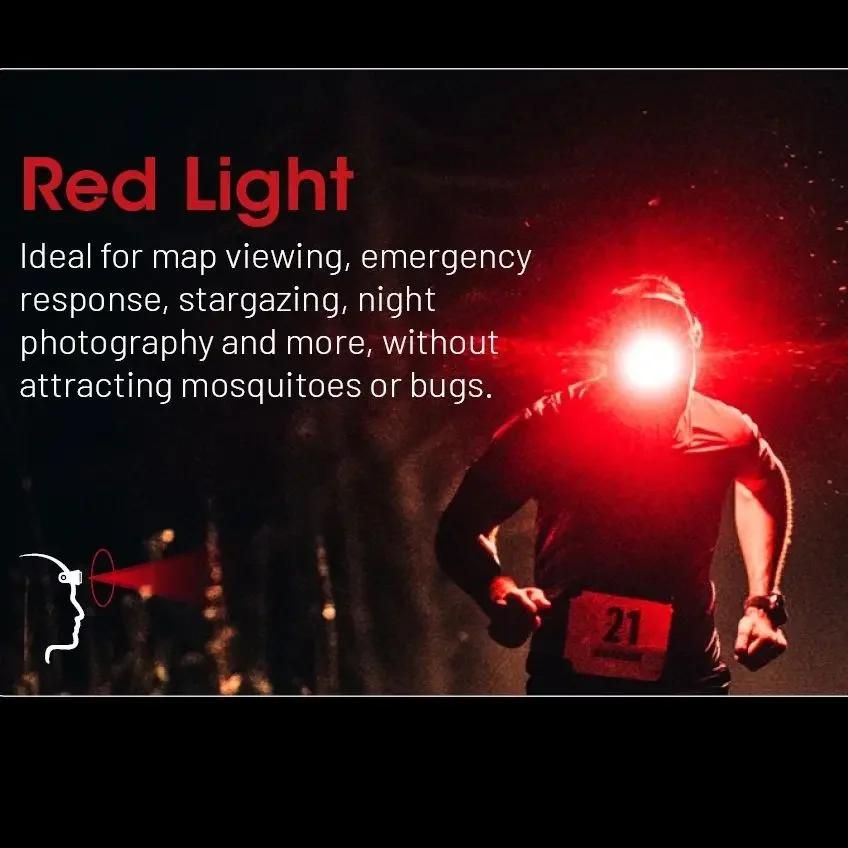 Original NITECORE NU25 MCT Headlamp 400 Lumens Head Light Red/White/High Color Outdoor Waterproof Flashlight