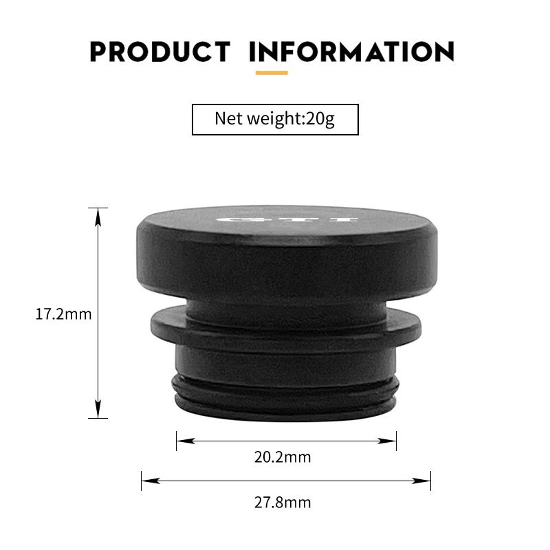 LMN1 2026 Hot VOLKSWAGEN Car Aluminum Cigarette Lighter Button Plug Dust Cover For VW Golf GTI Jetta mk5 mk6 CC Golf 5 7 Tiguan Sciro