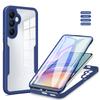 360 Full Body Phone Case For Samsung Galaxy A15 4G 5G Built Screen Protector Case for Samsung A15 Hard Back Shockproof Cover